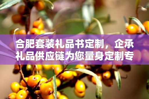 合肥套装礼品书定制，企承礼品供应链为您量身定制专属之选
