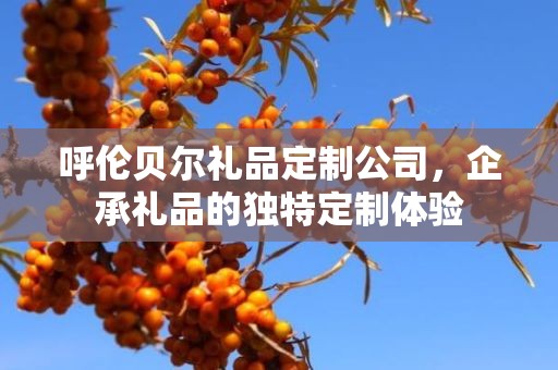 呼伦贝尔礼品定制公司，企承礼品的独特定制体验