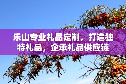 乐山专业礼品定制，打造独特礼品，企承礼品供应链