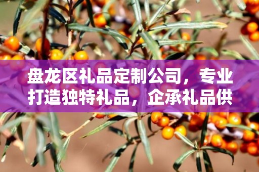 盘龙区礼品定制公司，专业打造独特礼品，企承礼品供应链引领行业新风尚